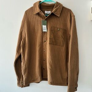 Goodfellow & Co Tan Quilted Shirt/Shacket